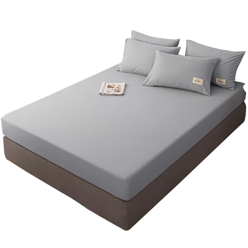 Twill Soft Fitted Sheet Breathable Whole Colored Non-Pilling Fade Resistant Polyester