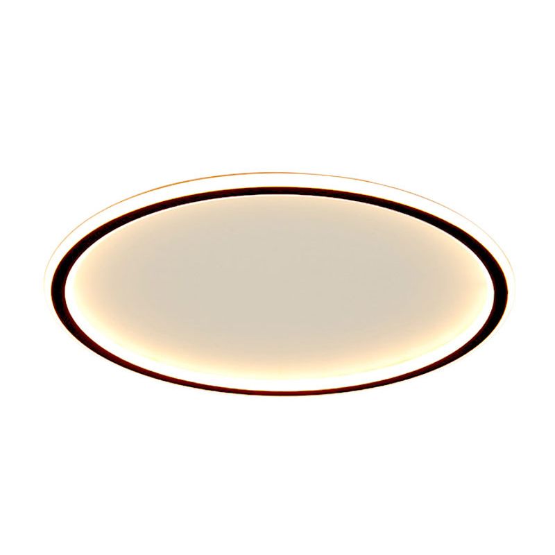 Aluminium Flush Flush Mount Ceiling Lighting Fixture Modern Black Flush Mount Lamp