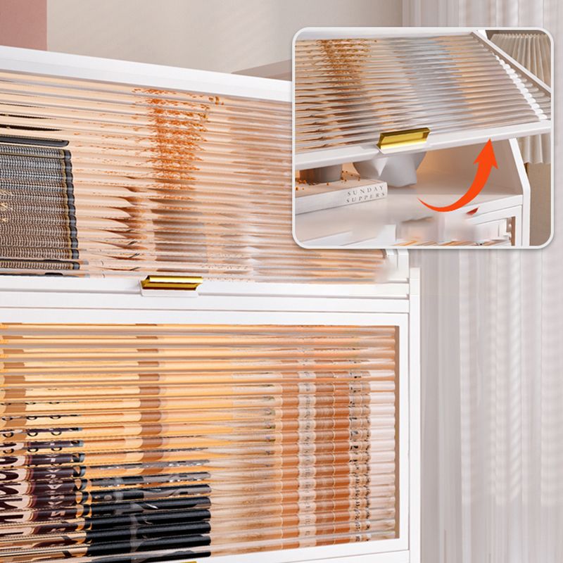 Metal Closed Back Standard Bookshelf Shelves Included Bookcase