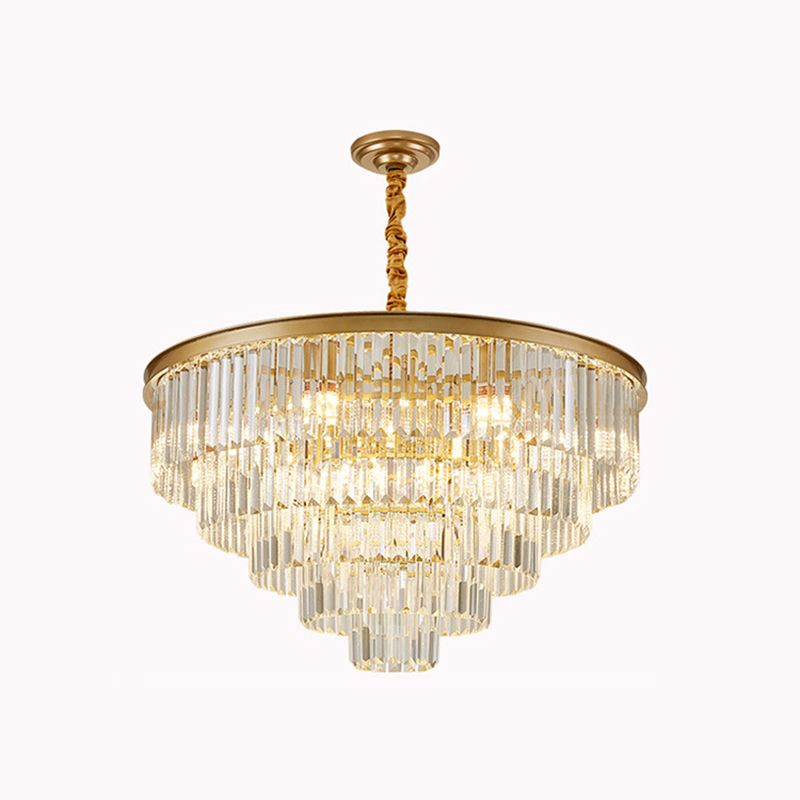 Modern Style Geometric Island Light Fixtures Crystal Island Pendants for Kitchen Island