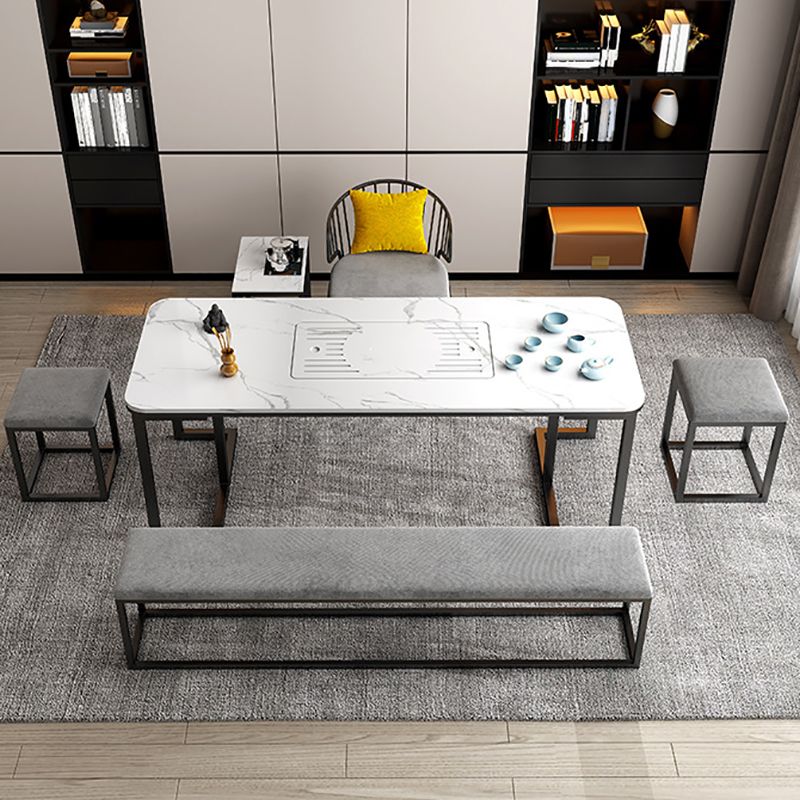 Grey Upholstered Dining Chairs Metal Windsor Back Arm Chairs