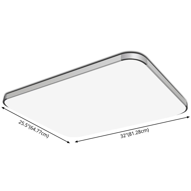 Luminaire encastré rectangulaire en aluminium, éclairage encastré LED minimaliste