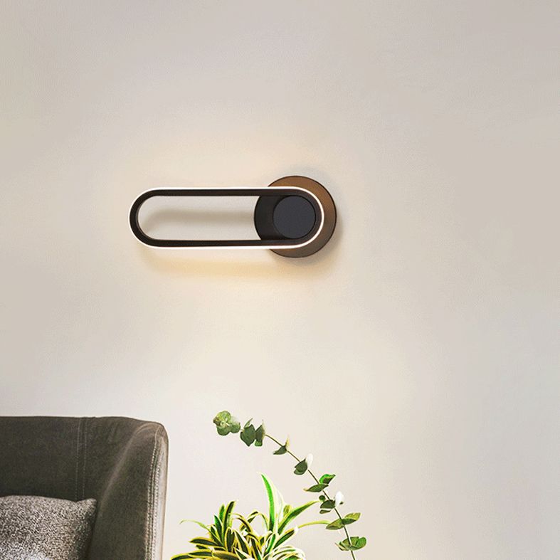 Lampada da parete con pale di funce da parete da letto geometrica a parete da letto.