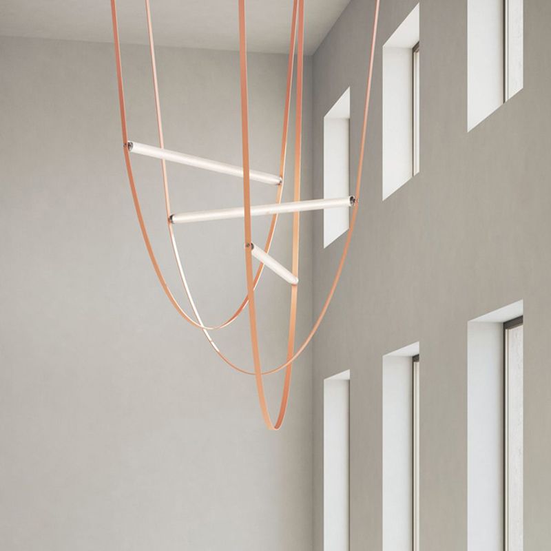 Unique Shape Modern Pendant Lighting Fixtures 1 Light Island Light Fixture for Dining Room