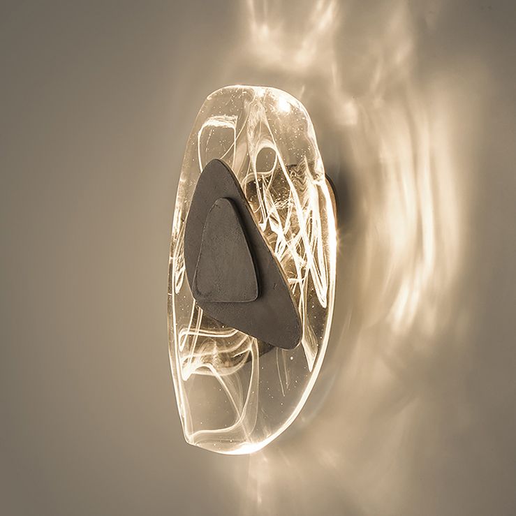 Modern Luxury Style Irregularly Shaped Wall Sconce Crystal Sconce Wall Light