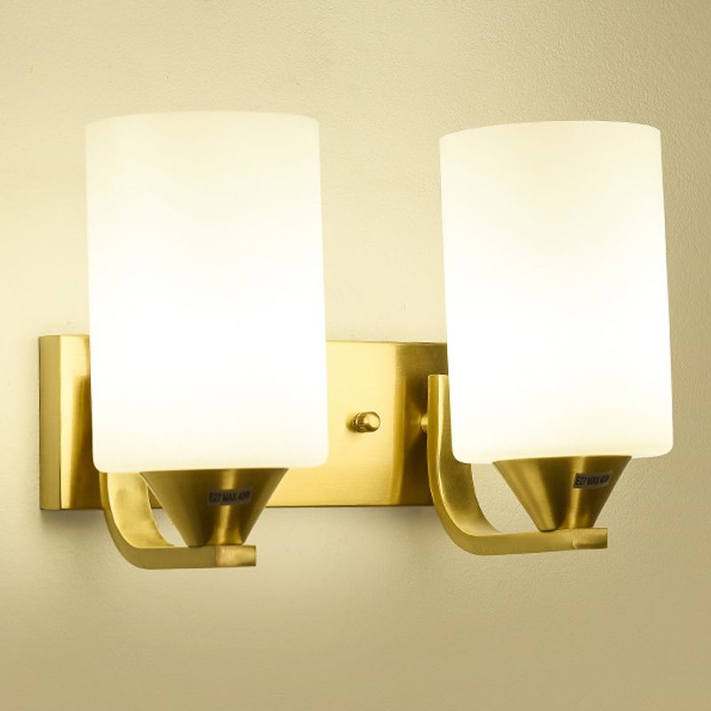 Geometrische mit Glas montierte Lampen zeitgenössischer Multi -Licht -Wandleuchte Leuchte