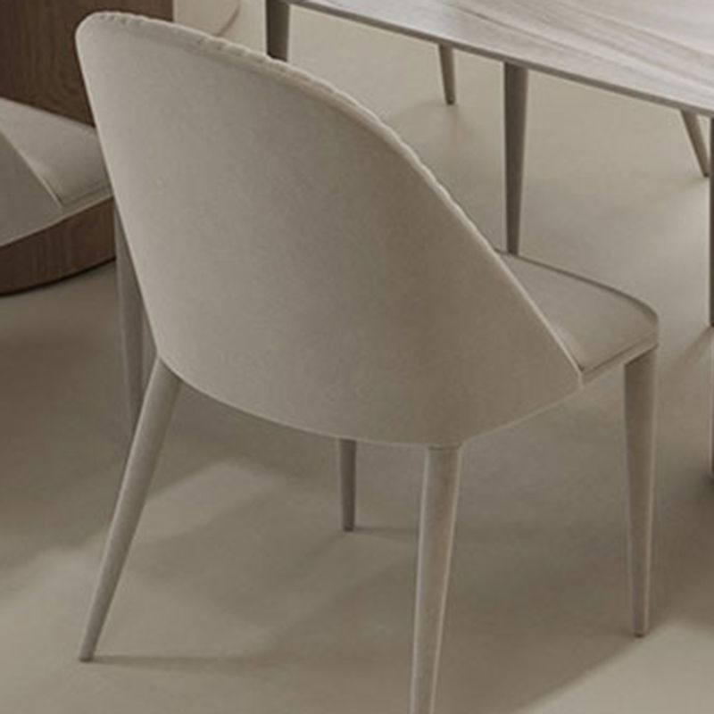 Modern Dining Set 1/5 Pcs Marble Dining Table with Upholstered Chairs