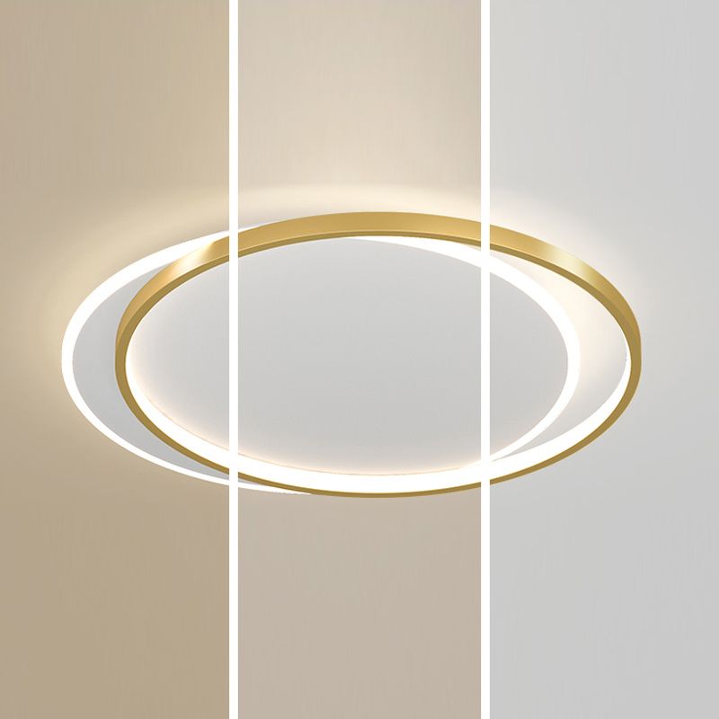 Luminaires de plafond de simplicité de lumière montée par plafond de LED pour la salle à manger de salon