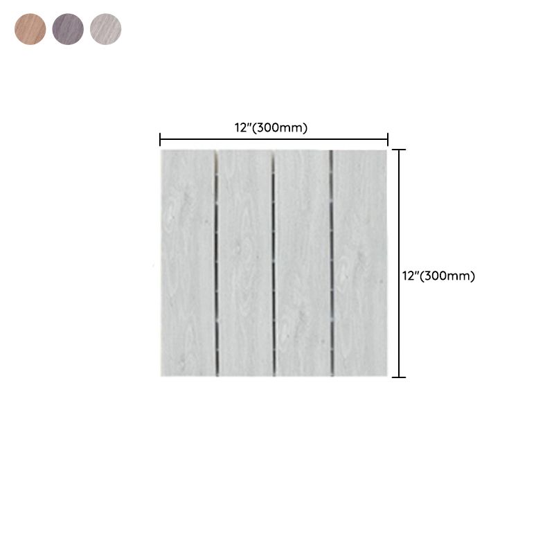 Modern Style Wood Flooring Non-slip Rectangle Outdoor Wood Flooring