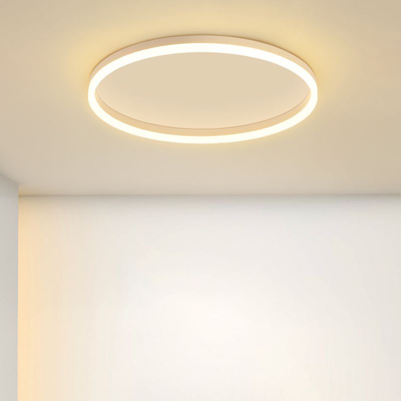 Luminaire encastré rond à LED simplicité plafonnier encastré pour salon