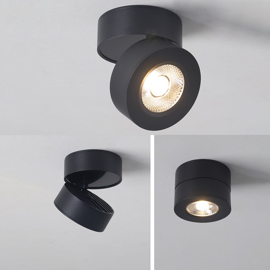 Plafonnier cylindrique Led encastré plafonnier moderne encastré