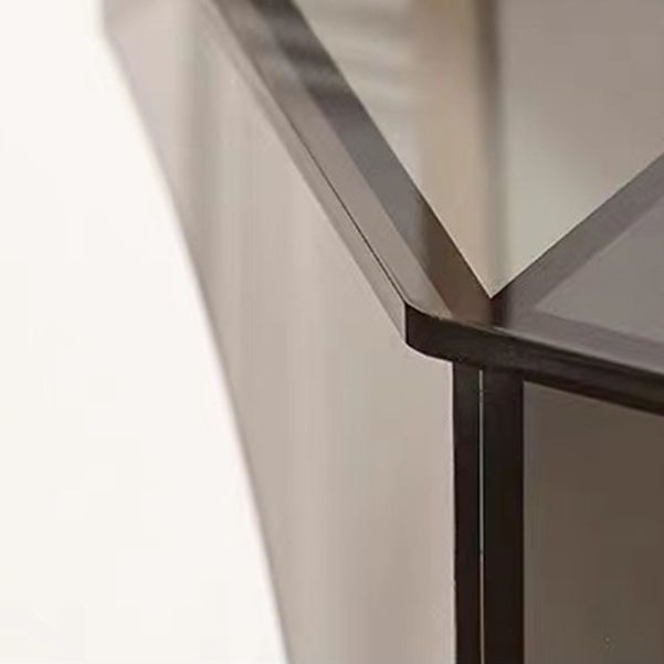 33.46" Tall Modern Console Table Acrylic Accent Table for Hall