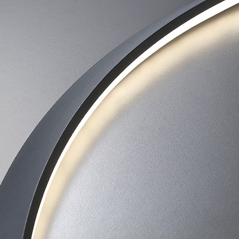 Metal Modern Chandelier Linear 1 Light LED Hanging Light in Black for Restaurant