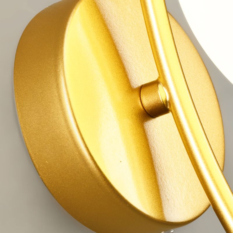 Modern Glass Wall Light Scone Creative Wall Light Fixture for Bedroom