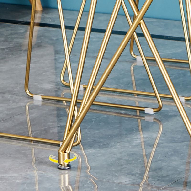 Traditional Luxury Dining Table White in Marble Rectangle Dining Table for Kitchen