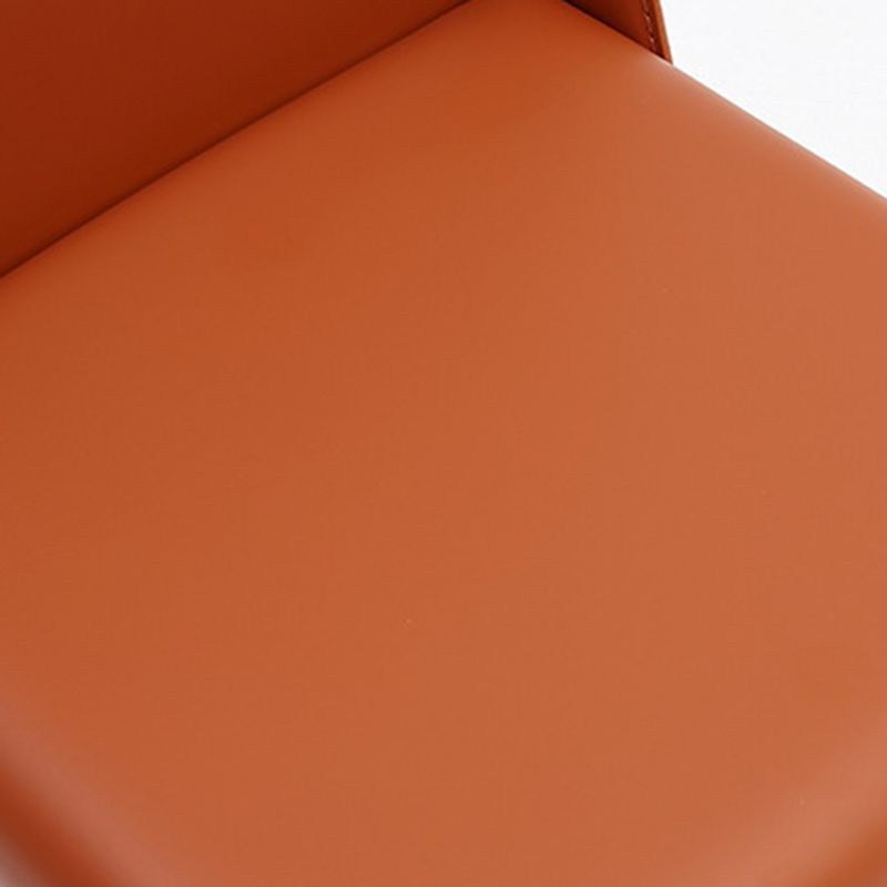 Contemporary Indoor Kitchen Chair Faux Leather Dining Side Chair