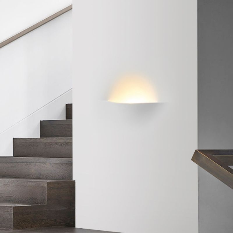 1-Light Square Wall Mounted Lamp Contemporary Stone Wall Lighting Ideas