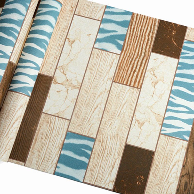 Minimalist Brick Look Wall Art Neutral Color Living Room Wallpaper Roll, 20.5-inch x 33-foot