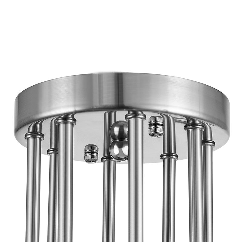 Retro techo expuesto con lámparas semiincorporadas de metal ligero incrustadas 4 / 6, con diseño de latón antiguo / Sputnik negro