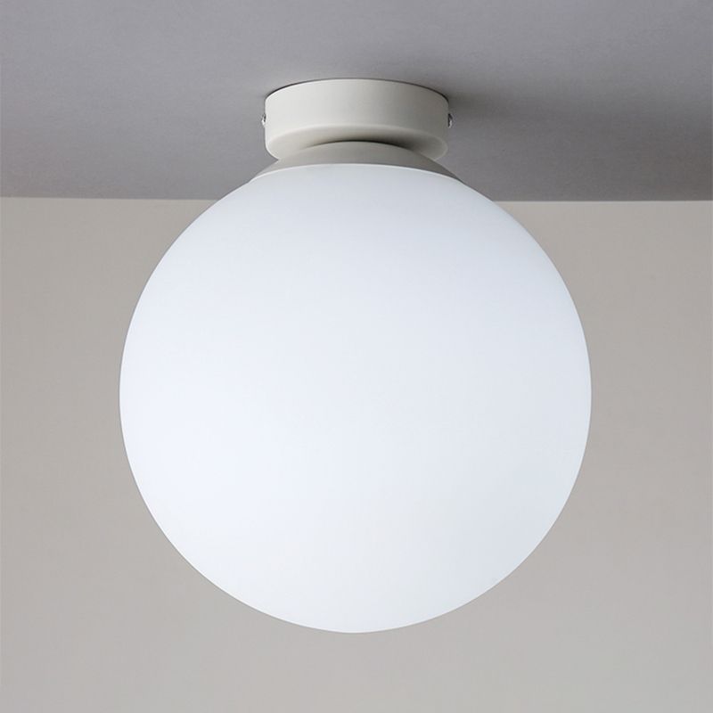 Modern Simple Spherical Shape Ceiling Lamp Iron 1 Light Ceiling Light for Corridor