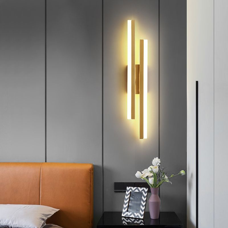 Einfachheit Metall Wandleuchte moderne geometrische Wandleuchte Leuchten für Schlafzimmer