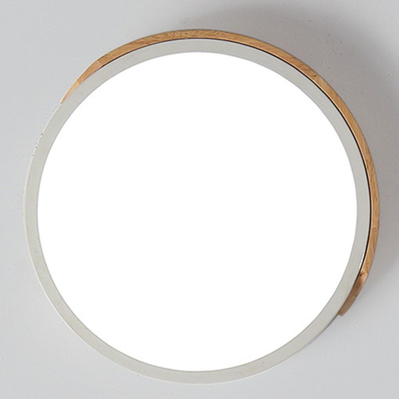 LED moderne Ceiling Light Nordic Creative Macaron Living Room Bedroom Dining Room Study Children's Room Wooden Lamps