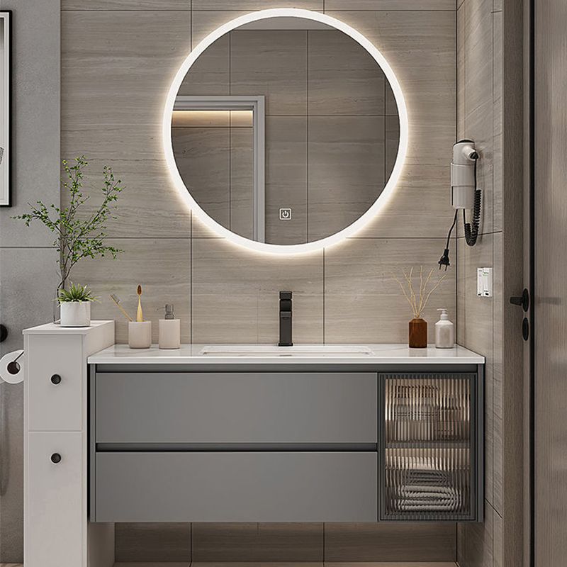 Modern Bathroom Sink Vanity Mirror Cabinet Vanity Cabinet with Storage Shelving