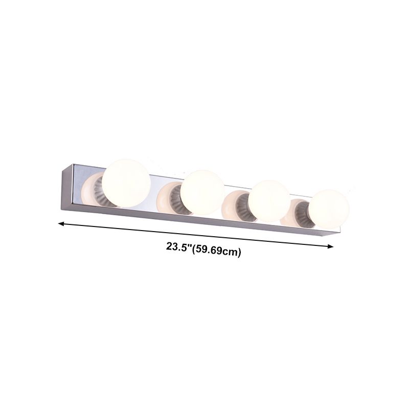 Metal Ball Vanity Lighting Contemporary Style Multi Lights Vanity Sconce Lights