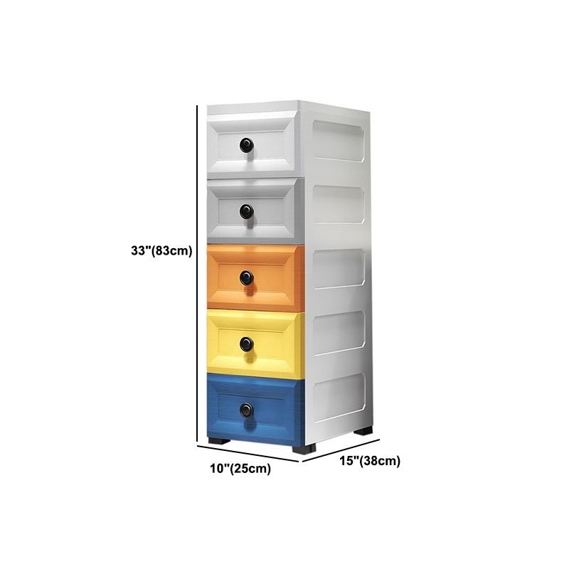 Modern Style Wardrobe Plastic Bedroom Wardrobe Closet With Drawers