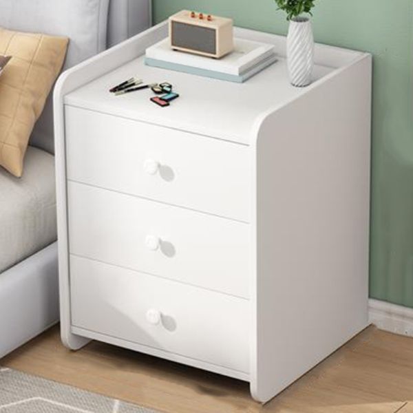 Contemporary Night Table Storage Accent Table Nightstand with 2/3 Drawers for Bedroom