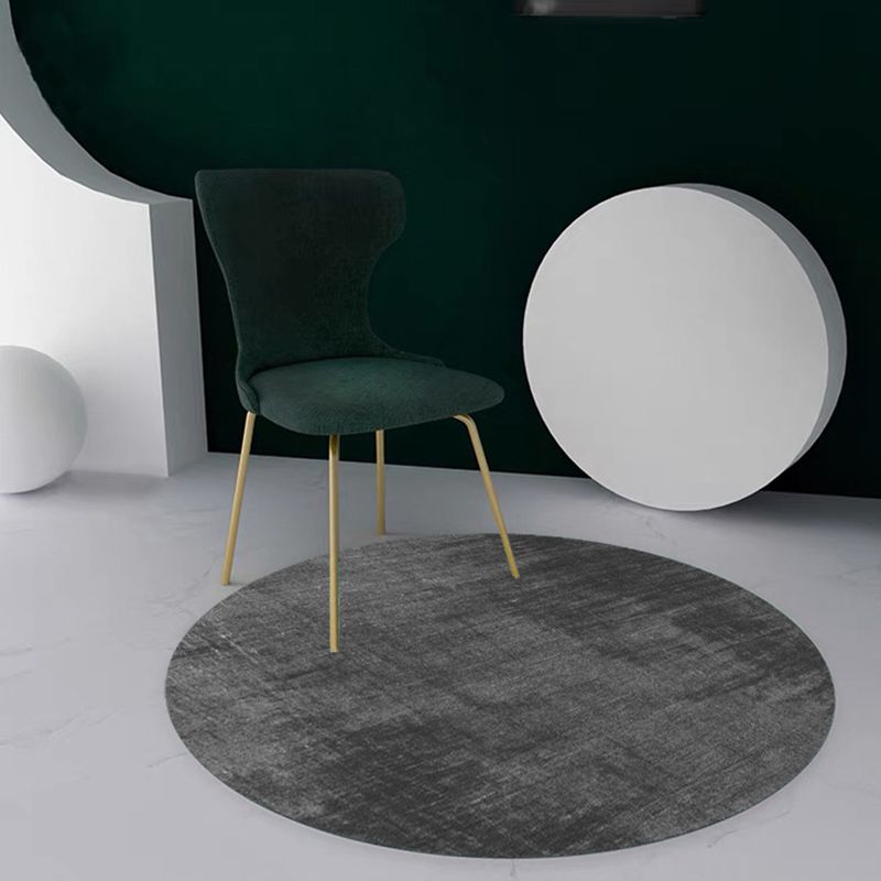 Chic Green Teppich Solid Color Moderner Teppich Polyester Flecken widerstandsfähiger Teppich für Wohnkultur