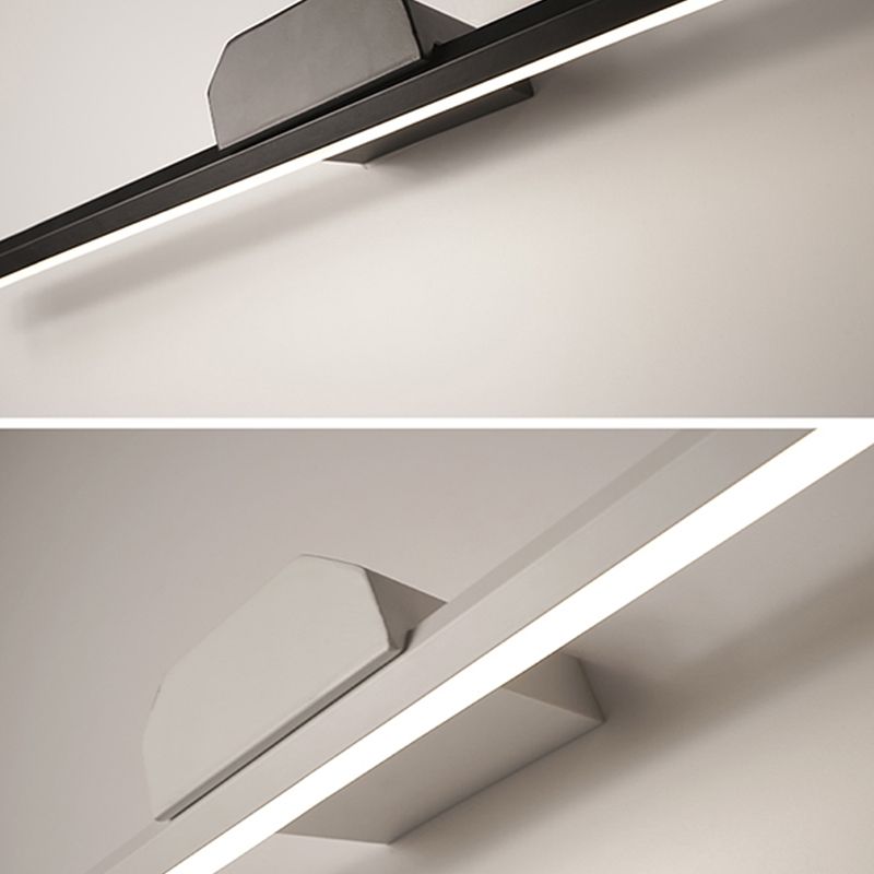 Long Strip Wall Mounted Light Fixture Modern Style LED Vanity Lights for Bathroom