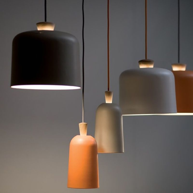 Luce a soffitto appeso a forma di cupola in metallo MODERNA MODERNA 1 LUCE LUCE