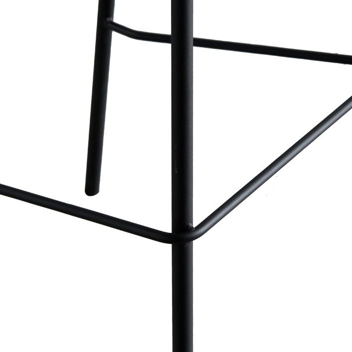 Industrial Metal Kitchen Dining Room Armless Stool Low Back Bar Stool