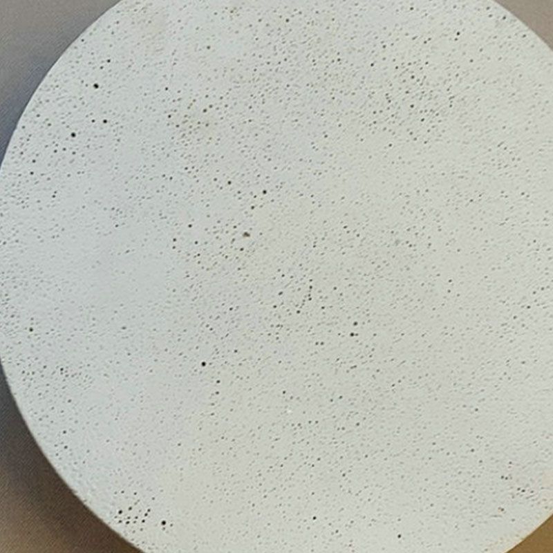 Lampada a parete circolare Moderna lampada montata a parete a 1 luce con tonalità di cemento