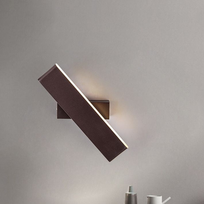 Modern Style LED Wall Lamp Minimalist Rotatable Wall Light Sconce for Bedroom