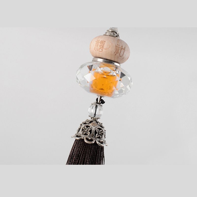 White Geometric Flush Mount in Traditional Concise Style Wrought Iron Ceiling Light with Fabric Shade
