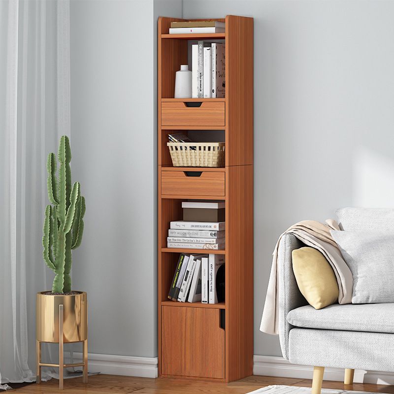 Contemporary Manufactured Wood Bookshelf Home Standard Bookcase