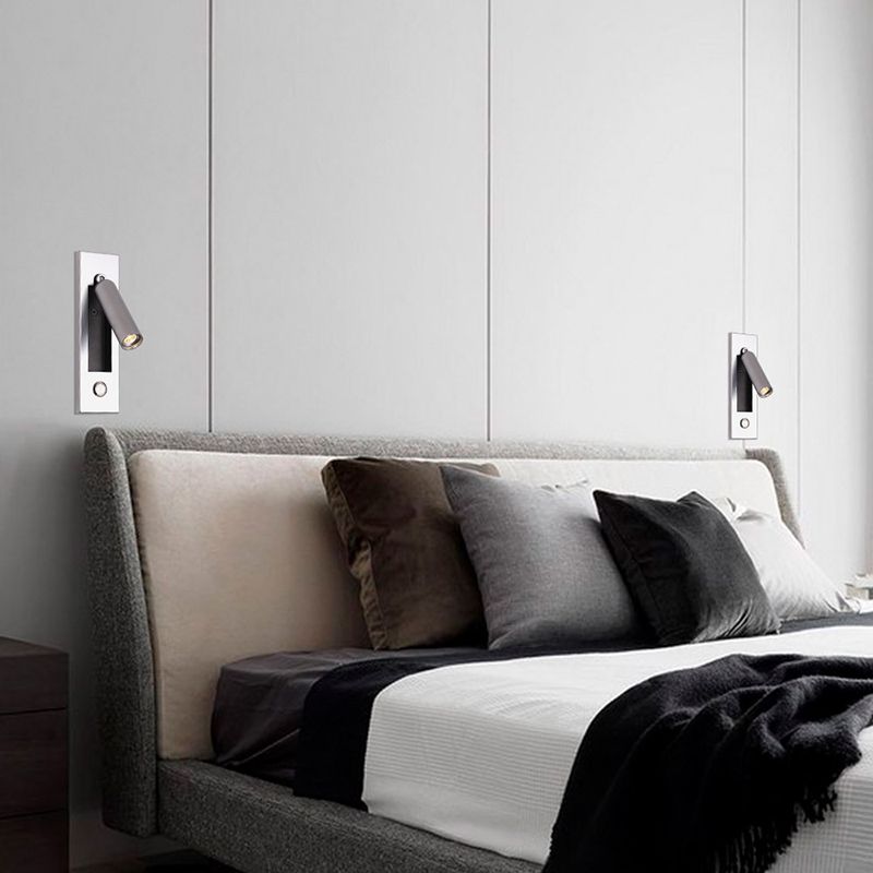 1-Light Geometric Wall Mount Light Modern Style Metal Wall Sconce Lights