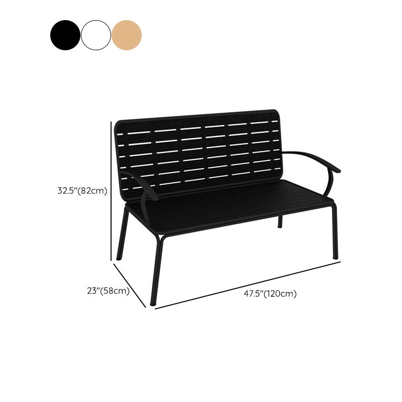 Modern Style 1/3 Pieces Rectangular Picnic Table Manufactured Wood Dining Picnic Table Set