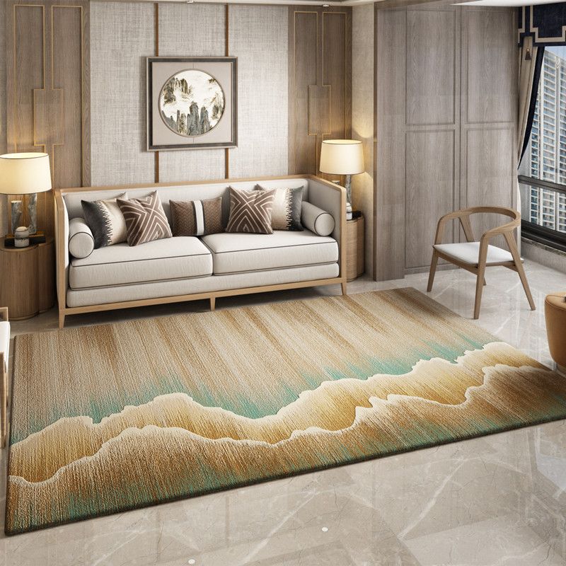 Tapis imprimé à l'encre orientale, couleurs mélangées, en Polyester, avec envers antidérapant, pour la décoration de la maison