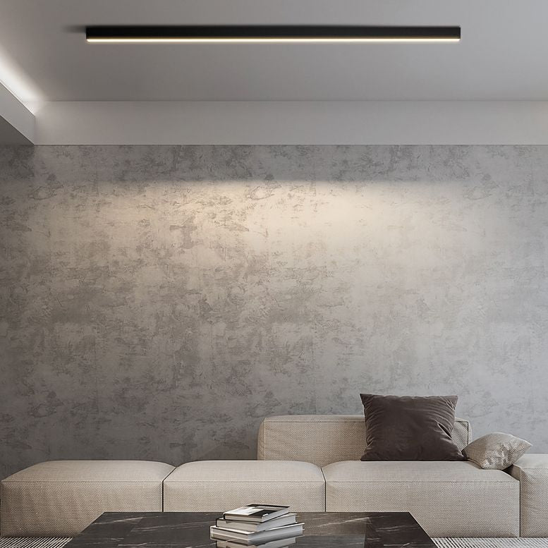 Luz de techo completa minimalista moderna de la barra de la cocina de la aleación de aluminio de la luz de techo LED de la tira larga