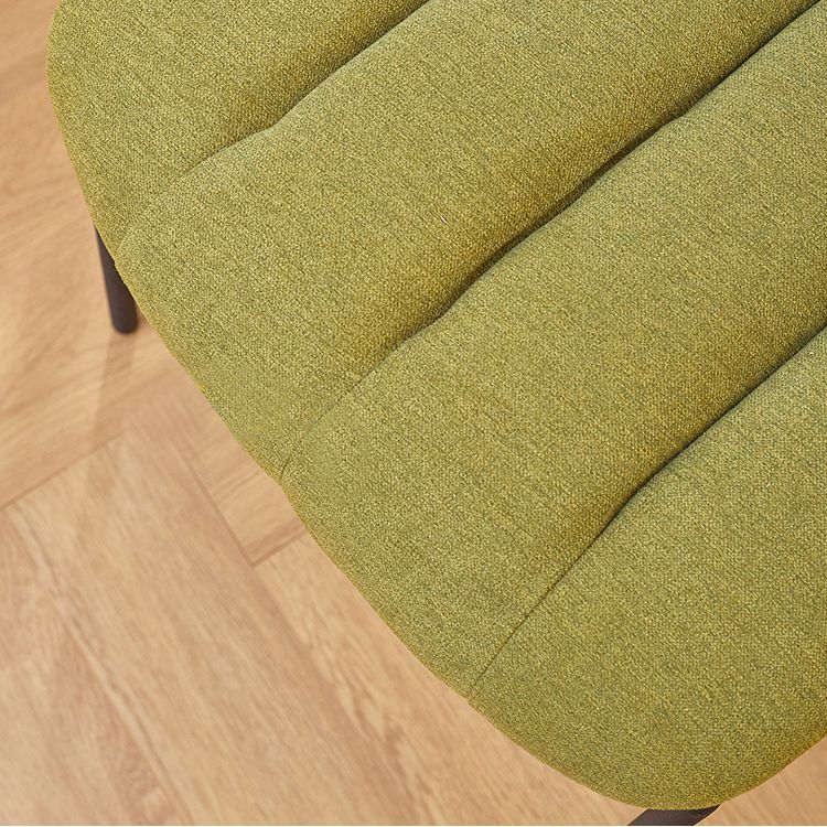 Industrial Metal Dining Side Chair Home Wishbone Armless Cushioned Side Chair