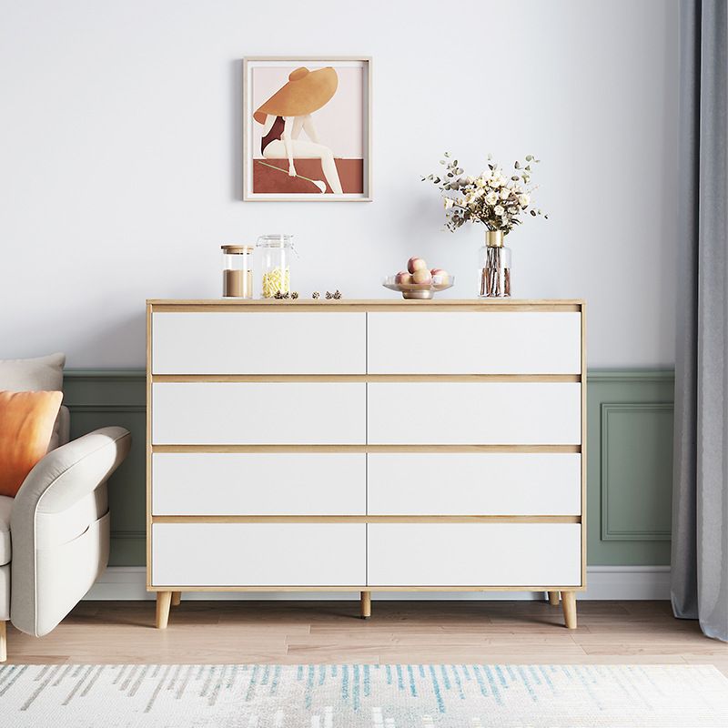 15.7" W Contemporary Storage Chest Dresser Wood Dresser with Drawers