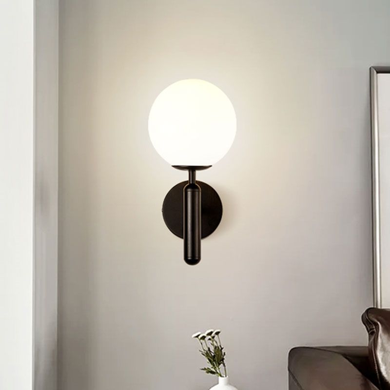 1 Funzione leggera con la parete in vetro a vetro chiaro moderno moderno illuminazione per la camera da letto moderna
