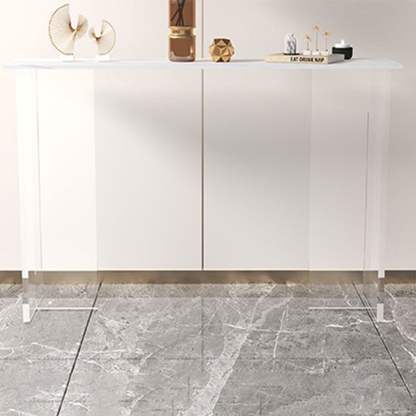 11.8" W Modern Console Accent Table Antique Finish Console Sofa Table