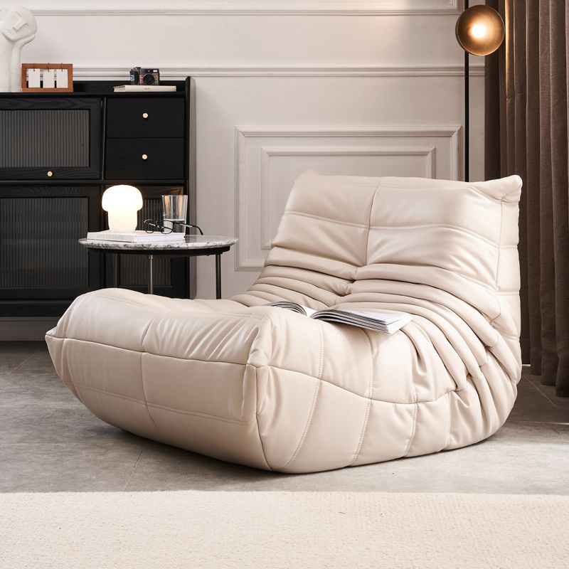 Ultra-Modern Sofa 27.6"High Tuxedo Arm Tight Back Single Cushion Seat Sofa