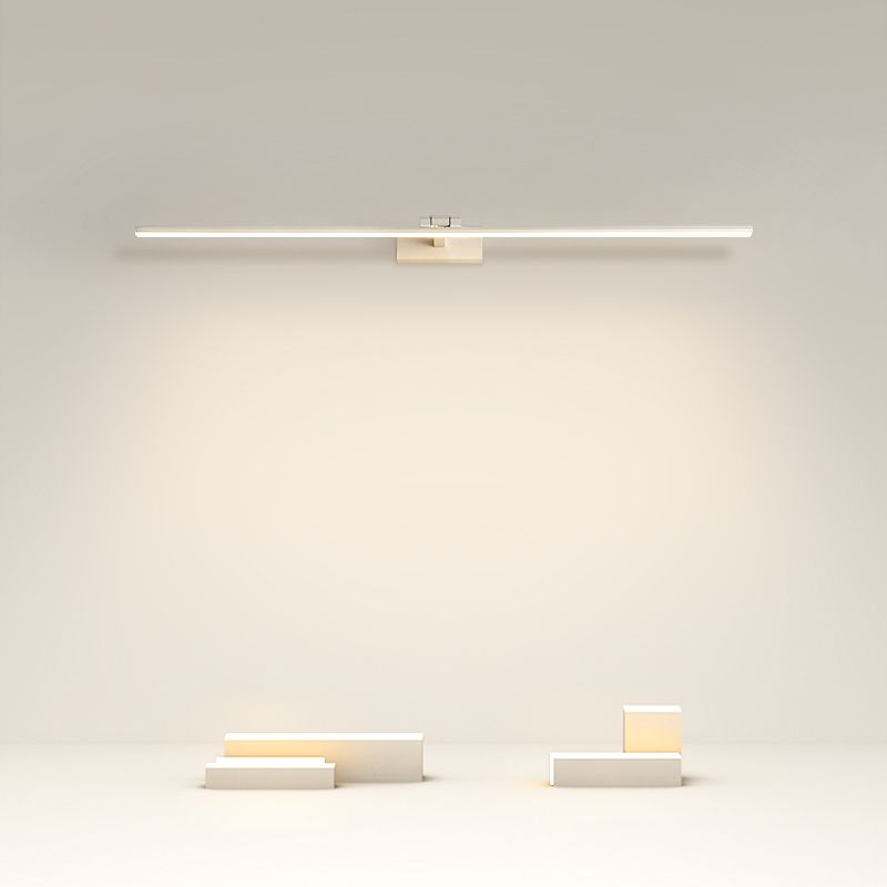 Modern Minimalist LED Wall Light Aluminium Linear Wall Lamp with Silicone Shade