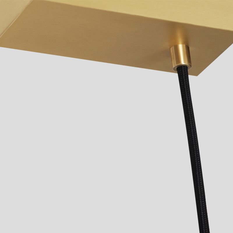 Moderner Stil Rechteckinsel Island LED LED Einfache Kronleuchterleuchte für Esszimmer