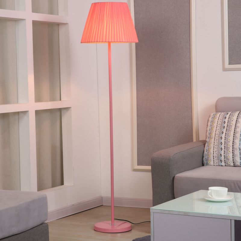 Geometric Shape Metal Floor Light Modern Style Single Light Floor Light Fixtures